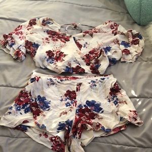 Floral two piece set
